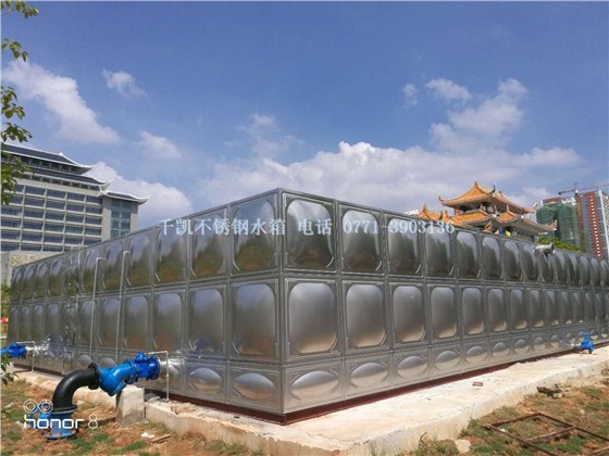 千凱廣西民族大學西校區(qū)396立方不銹鋼水箱