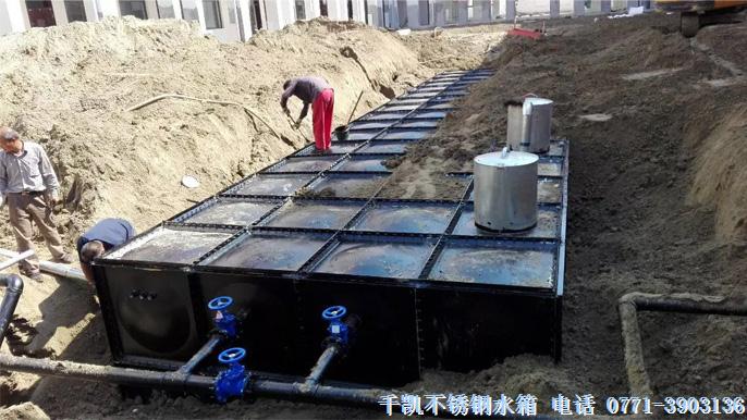 廣西地埋式箱泵一體化水箱廠家找千凱，咨詢0771-3903136