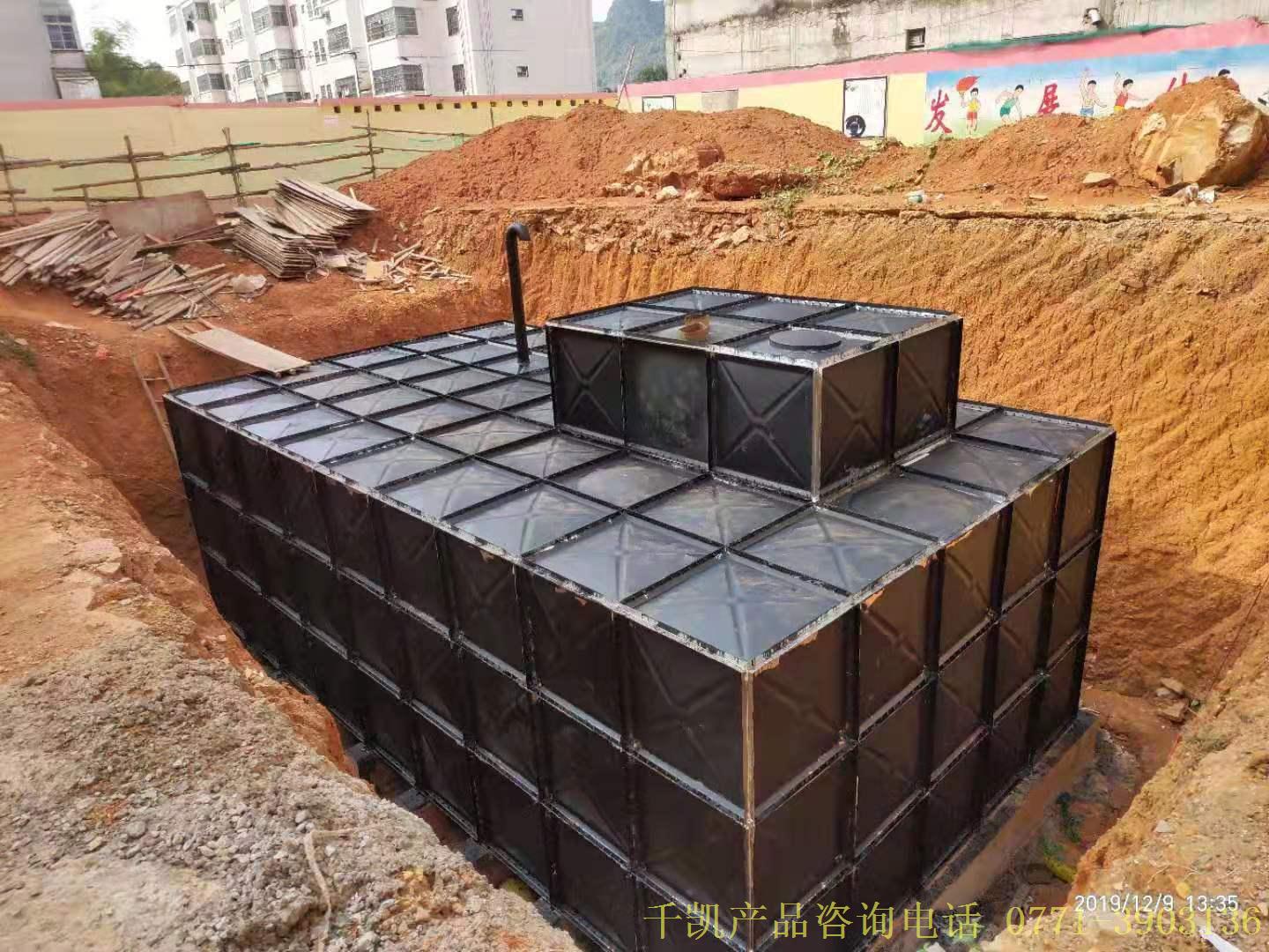 地埋式水箱廠家千凱，咨詢電話0771-3903136